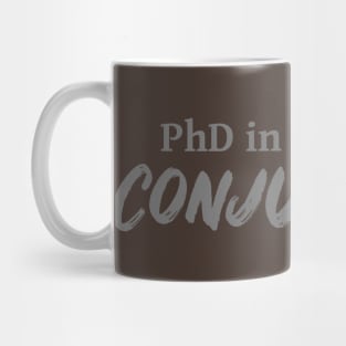 PhD in School of Conjuration DND 5e Pathfinder RPG Role Playing Tabletop RNG Mug